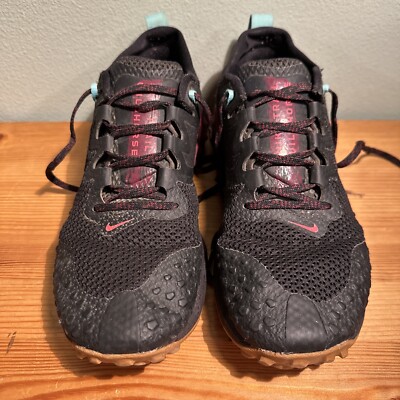 Nike Wildhorse 7 Black Bright Crimson CZ1856-001 Men's Sz 8 Trail