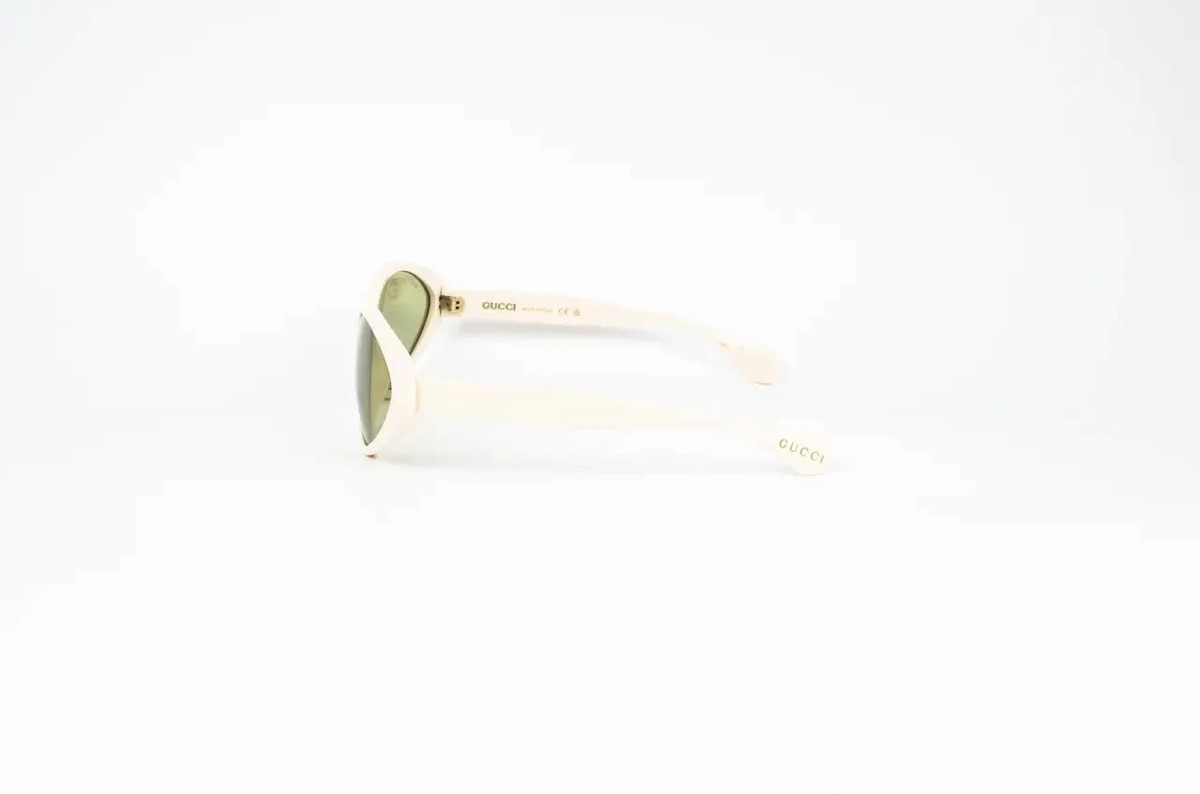 サングラス GUCCI Woman Sunglasses Ivory GG1377S 001 Gucci GG1377S 001 Sunglasses Authentic Women's Ivory Cat Eye