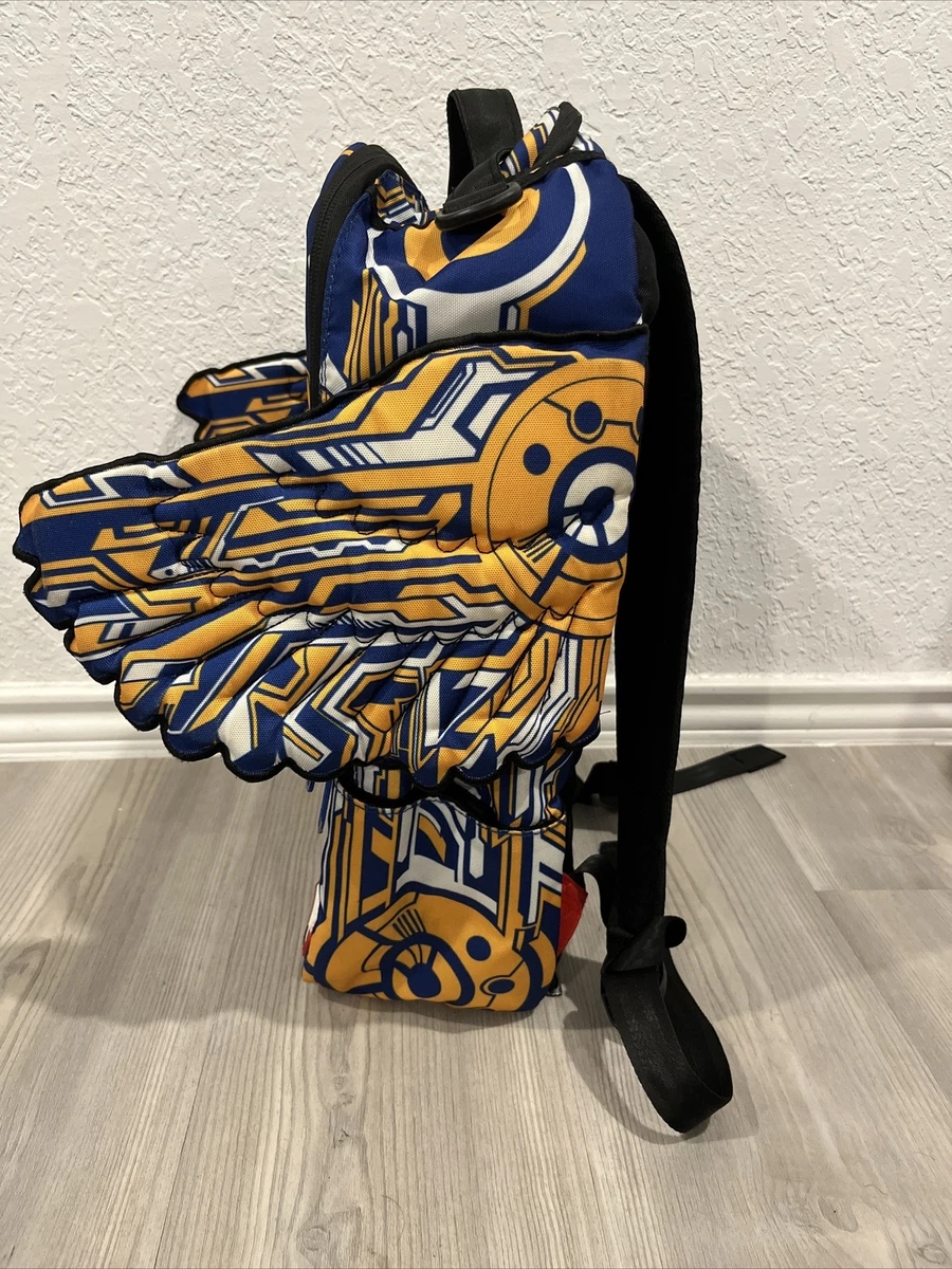 SPRAYGROUND KEVIN DURANT TRON BACKPACK W WINGS NBA LAB GOLDEN STATE WARRIORS