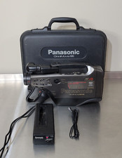 Panasonic OmniMovie VHS Camcorder HQ AFx8 PV-704 VTG Case  Charger PARTS/REPAIR