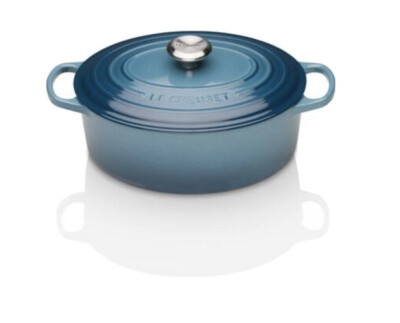 Le Creuset Signature Cast Iron 27cm Oval Casserole - Marine (New