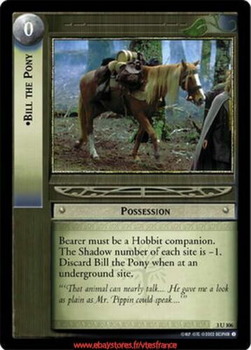 Bill the Pony 3U106 [Realms of the Elf Lords] LOTR CCG ENG - Picture 1 of 1