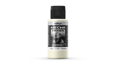 (185,33 /1l) Vallejo Mecha Color 643 Primer Ivory 60ml Airbrushfarbe