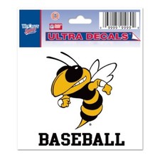 GT YELLOW JACKETS BASEBALL Vinyl Decal #1 Georgia Tech Window Sticker