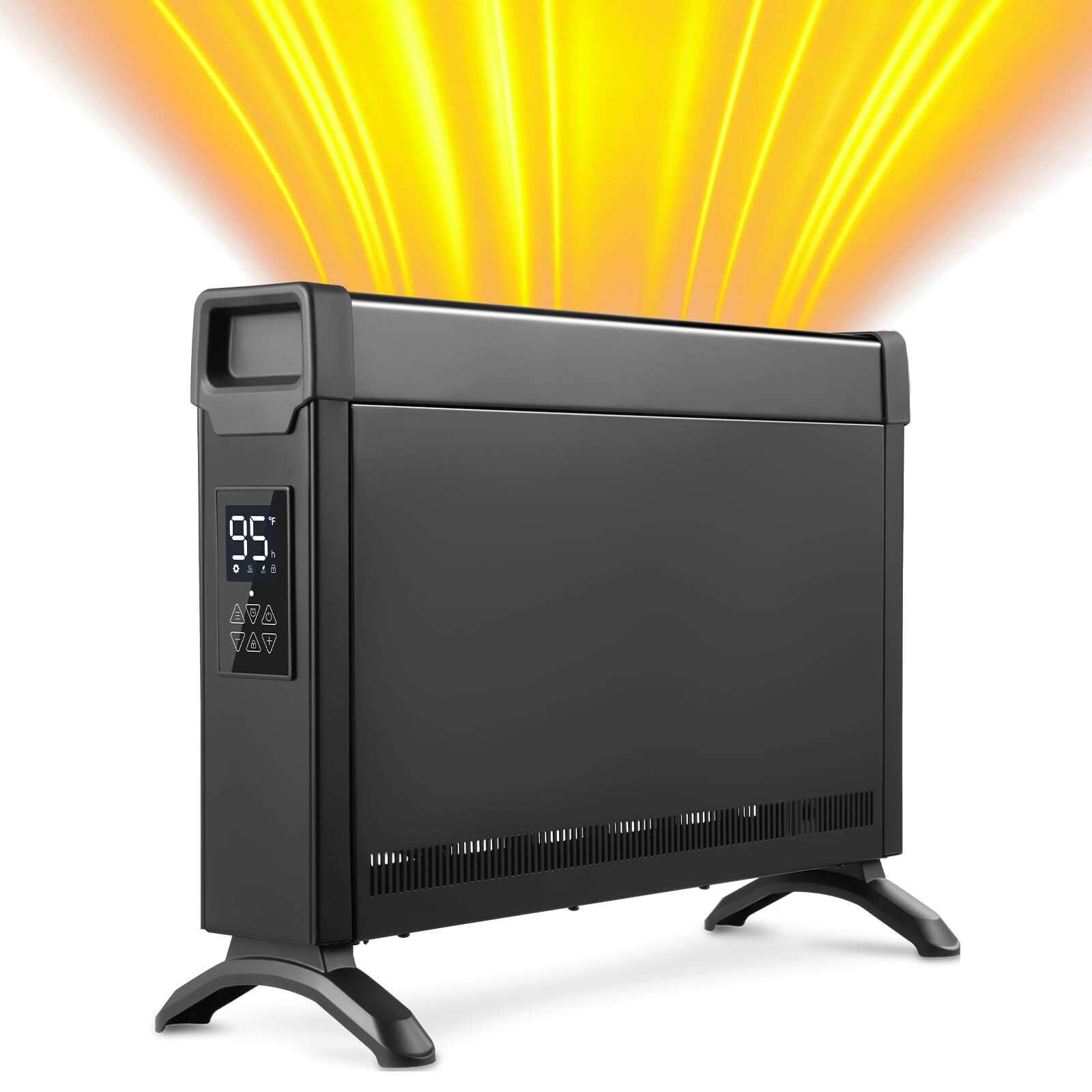 Convection Space Heater, 1500W Whole Room Heater for Indoor Use Large Room with