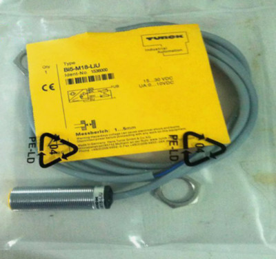NEW Turck BI5-M18-LIU Proximity Sensor Switch Embeddable Threaded Chrome Plated