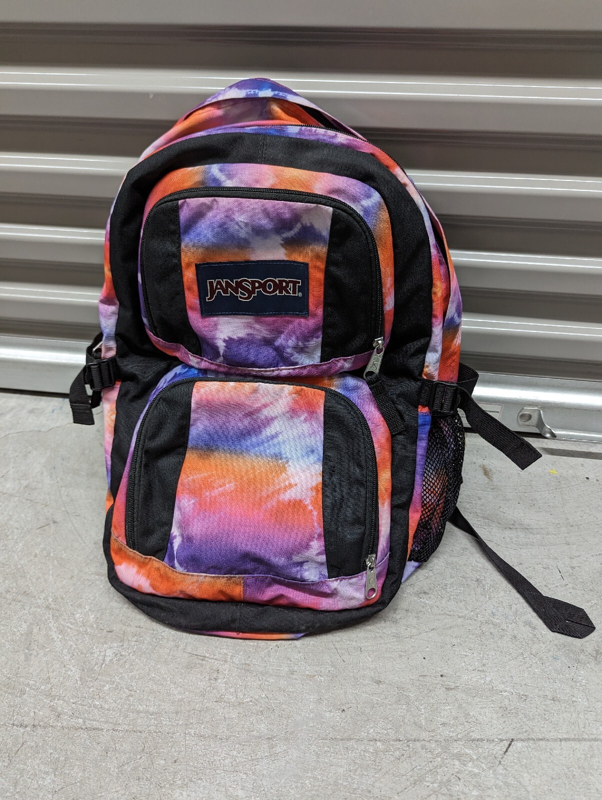JanSport Big Student Multi Color Tie Dye Unisex Backp… Gem