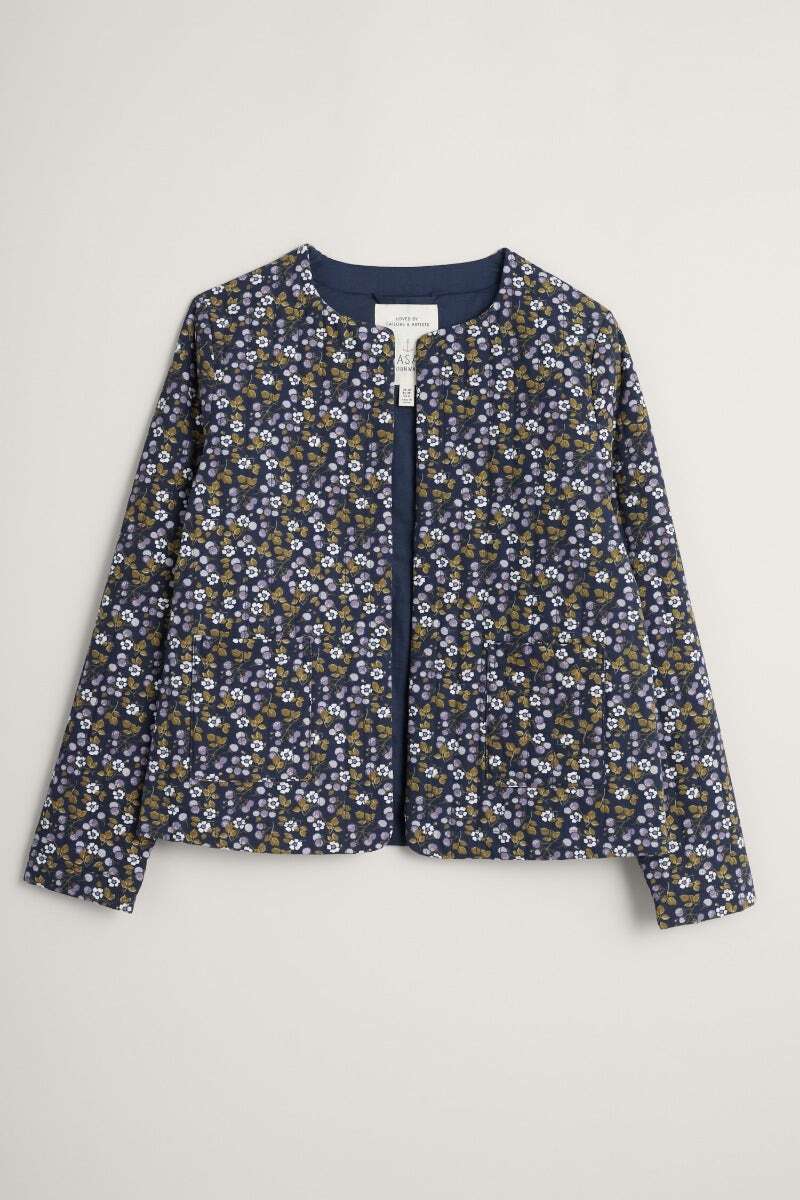 Seasalt Women's Jacket navy Samson Hill Quilted Jacket Regular