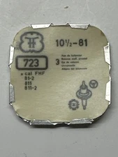 FHF 81-2 811-2 Balance Staffs #723 Swiss 10½-81 NOS Vintage Set