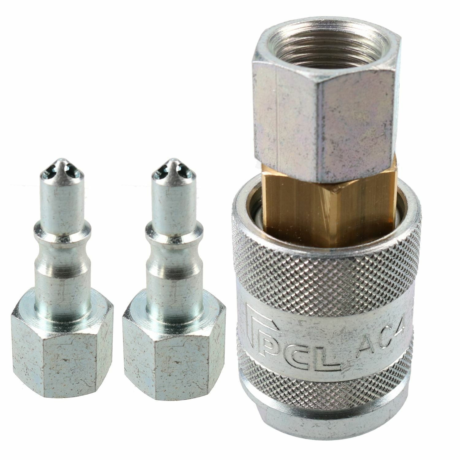PCL 60 Series Female Coupler 3/8"" BSP Female Thread & Air Fittings Adaptors Male