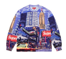 Supreme Skyline Sequin L/S Long Sleeve Top Si...