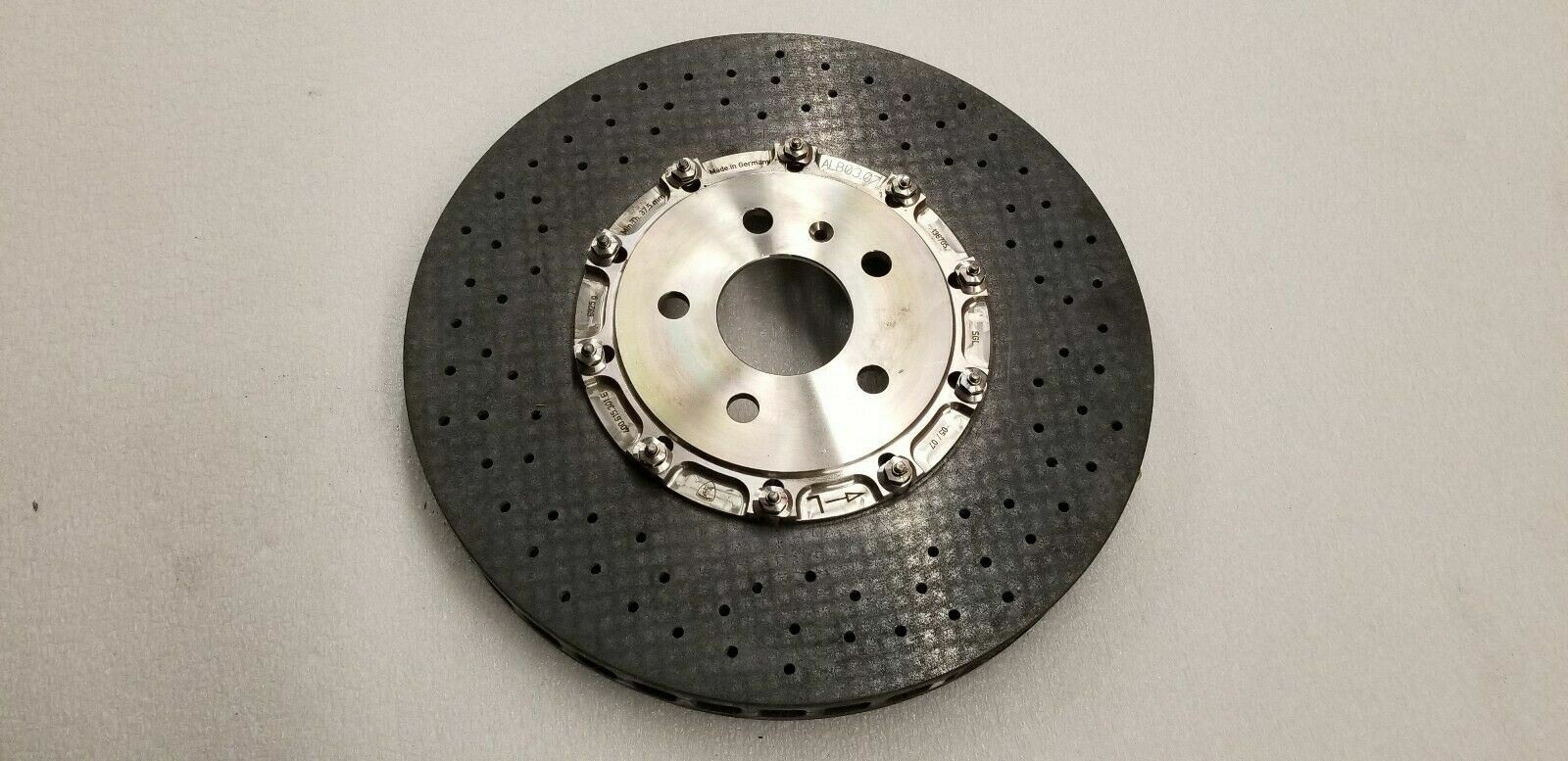 LAMBORGHINI GALLARDO FRONT LEFT CARBON CERAMIC BRAKE DISC ROTOR LH OEM 400615301