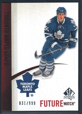 Korbinian Holzer 215 Future Watch /999 2010-11 SP Authentic Hockey Combined Ship