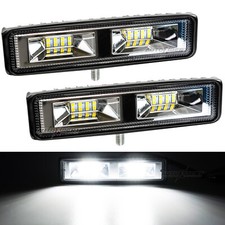 2PCS LED Work Light Bar Flood Spot Lights Driving Lamp 12V 100W Offroad Car SUV