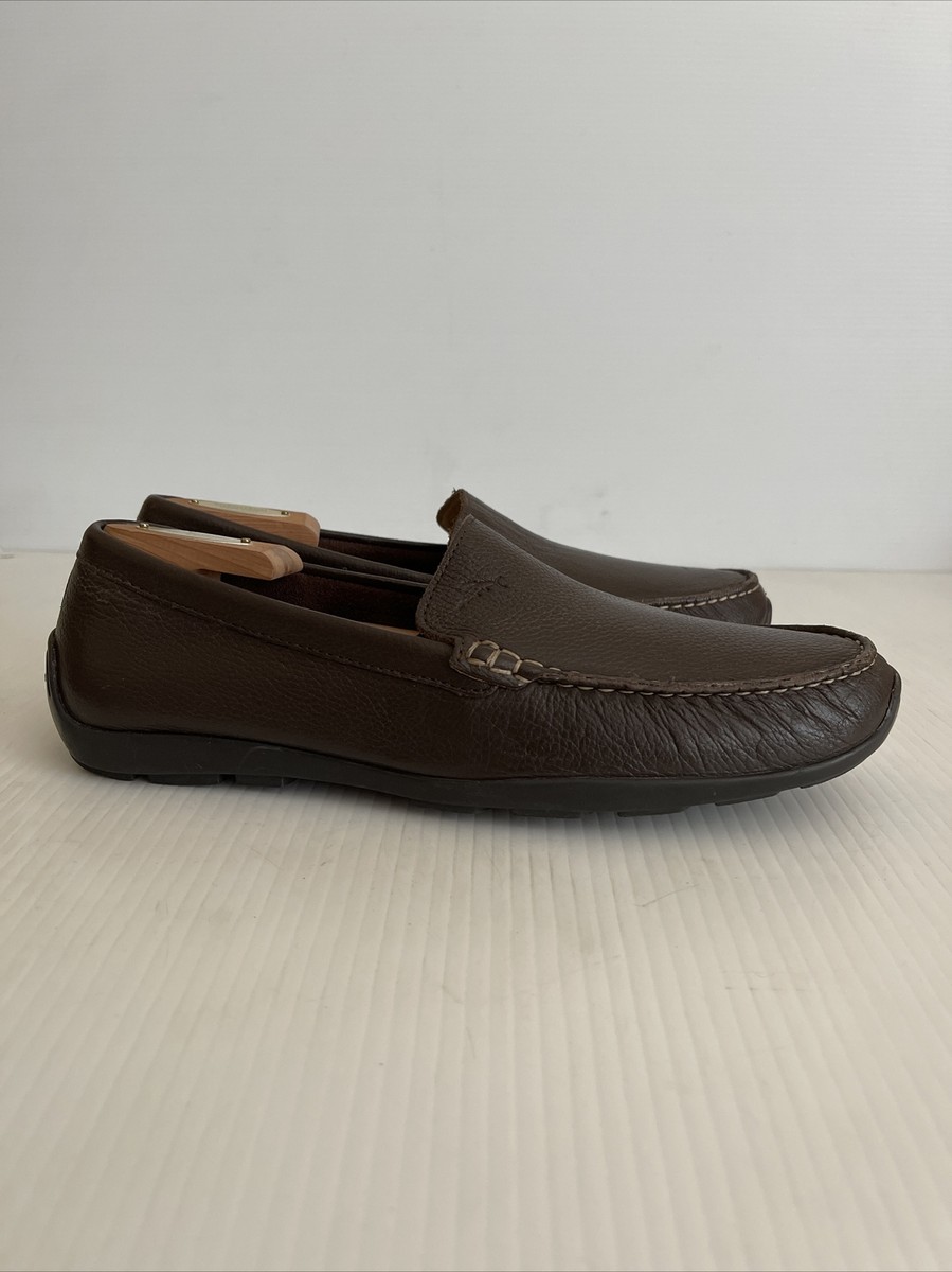 NEW Tommy Bahama Mens Orion Pebbled Leather Venetian Loafers  display picture 1