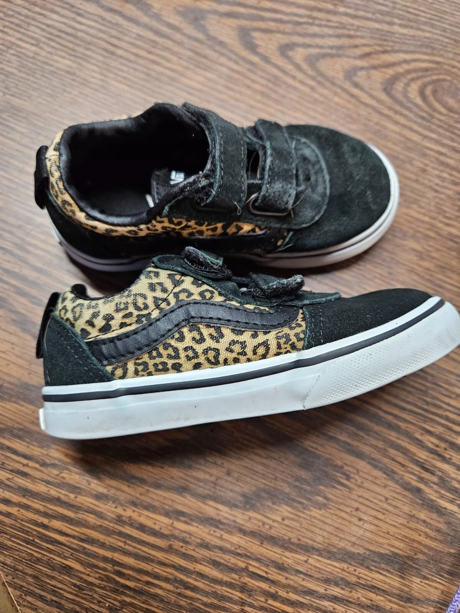 Toddler cheetah vans cheap