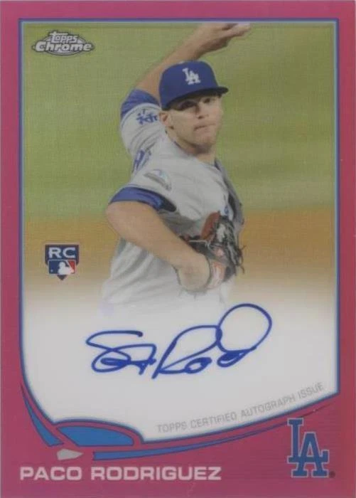 Pink Refractor Rookie Autographs