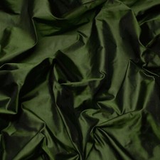 Cypress Green Tissue Taffeta, 100 Silk Fabric By The Yard, 44" Wide TS-7339