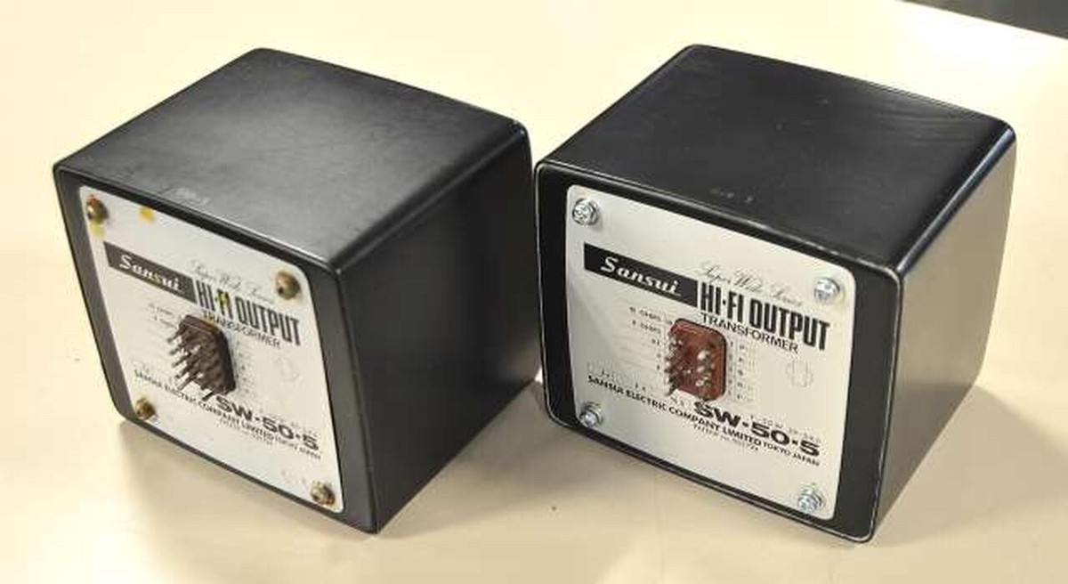 SANSUIアウトプットトランスSW-50-5美品出力トランス サンスイ 2個セット