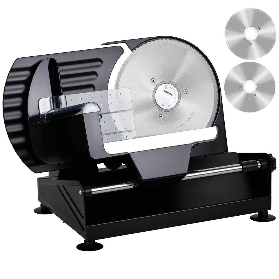 250W 7.5" Electric Food Slicer Meat Slices Deli Vegetables Fruit Bread Processor - image 3 of 4