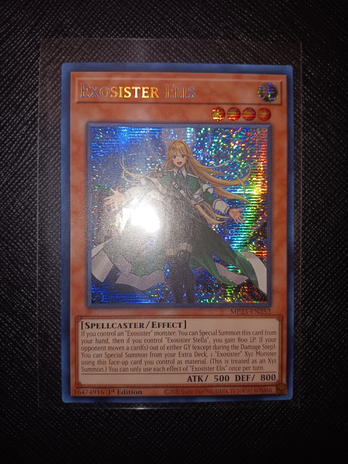 Exosister Elis MP23-EN252 25th Anniversary Tin Dueling Heroes Mega Pack 1st Ed