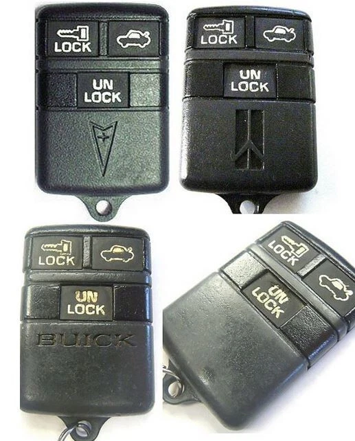 Genuine OEM GM/Pontiac Keyless Entry Remote Car Key Entry Fob ABO0302T ABO0303T Foto 2 de 3