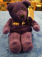 Jerry West 44 - LA Lakers 1999 Salvino's Bammers NBA Plush Purple Bear 9"