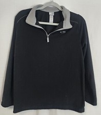 Champion, Mens Half Zip Fleece, Size XL, Black