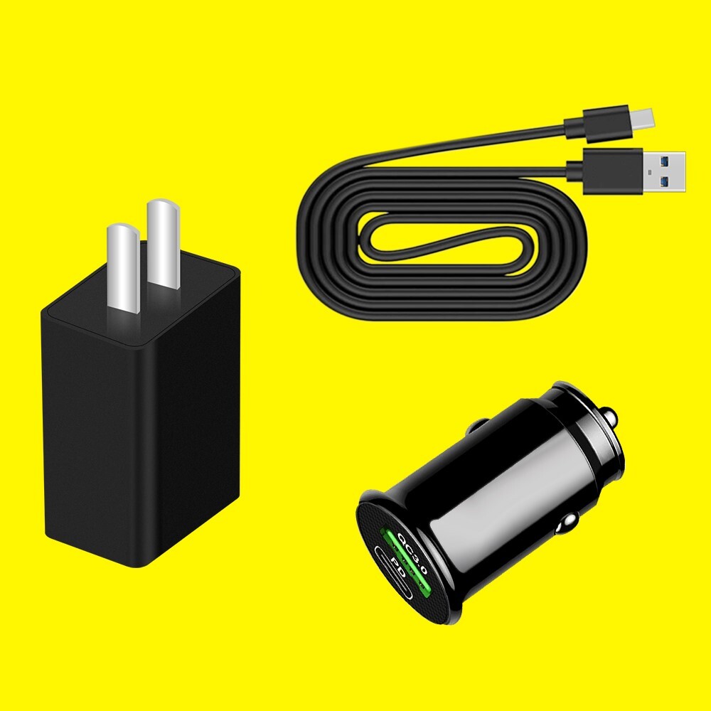 38W Fast USB Car Charger with 3ft Type-C Cable & Long-Lasting Adapter  