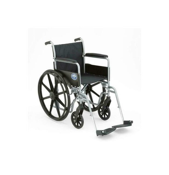 Medline MDS806400EE K1 Basic ExtraWide Wheelchairs for sale online eBay