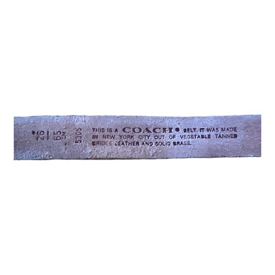 True Vintage Coach Made In NYC Leather Women display picture 1