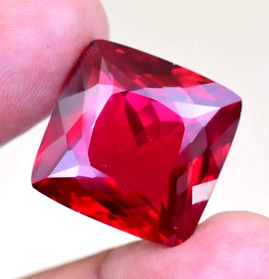 Natürlicher Blood Red Rubin 44.60 Ct CERTIFIED Mosambik Flawless Lose Edelstein - Bild 1 von 4