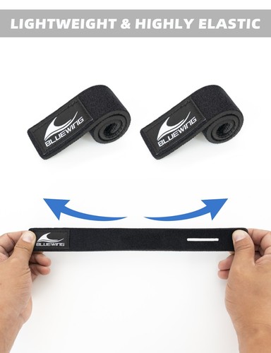 BLUEWING Fishing Rod Wraps Belts Pole Straps 9.8inch 3pcs Jig Wraps US Seller - Picture 8 of 19