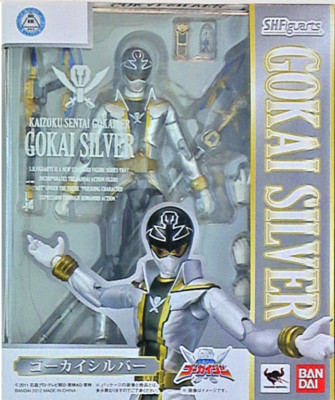 SHFiguarts GOKAI SILVER フィギュア Amazon.com: Bandai S.H.Figuarts : Gokai Silver : Toys & Games