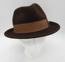 Vintage Lite Felt Capas Design Wool Hat Size L Meyer the Hatter New Orleans