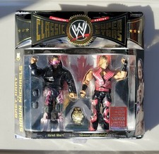 wwe deluxe classic superstars bret hart vs shawn michaels wrestling figures