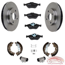 Ford Fiesta 1.4 TDCI Bremsen Bremse Komplett vorne + hinten mit Bremsbeläge