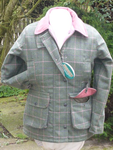 LADIES TWEED COAT WATERPROOF WALKING 