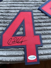 BOSTON REDSOX ISAIAH CAMPBELL SIGNED AUTOGRAPHED JERSEY NUMBER ACOA COA
