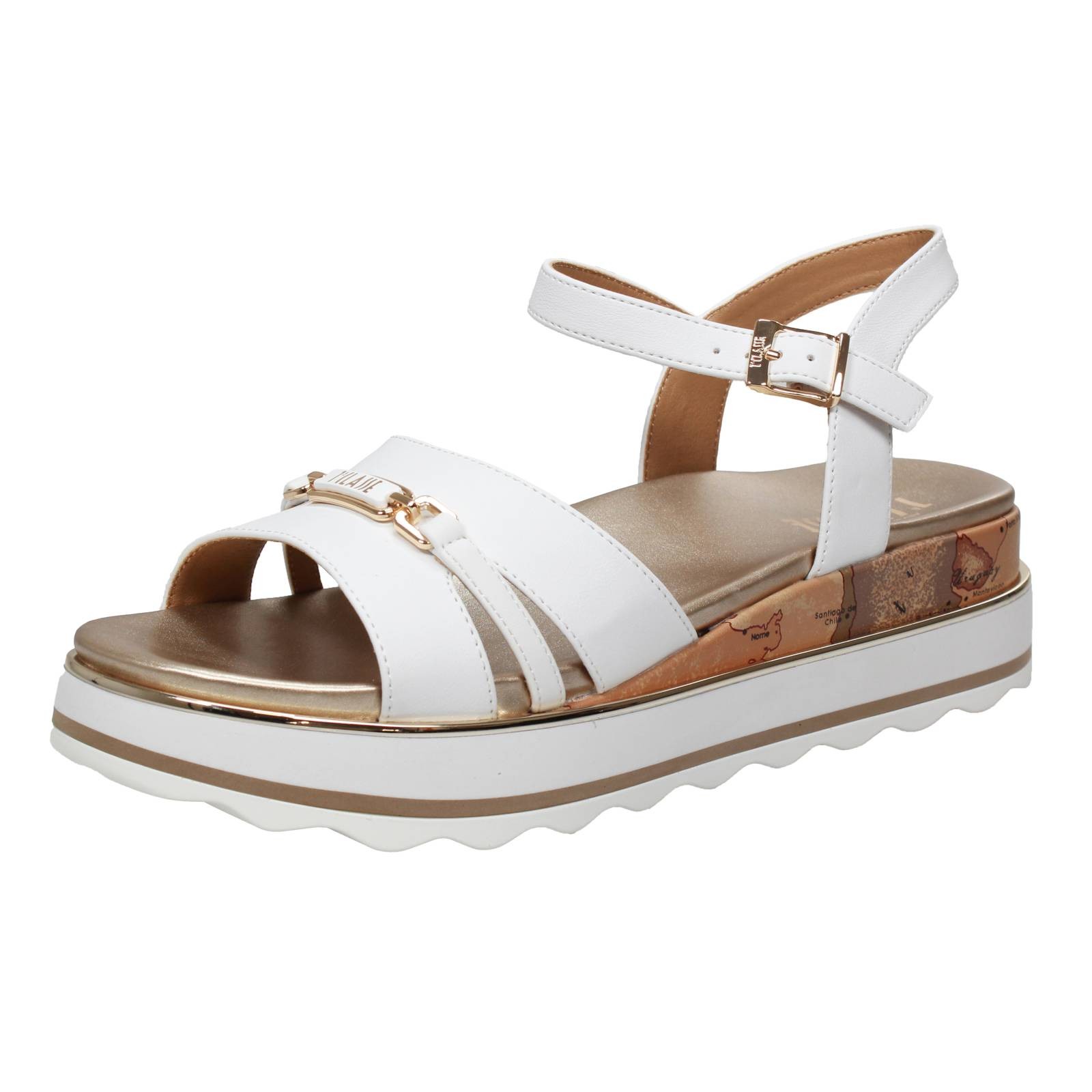 Alviero Martini Plateau Keilabsatz wei - Gre 37 237 Schuhe 20290₽