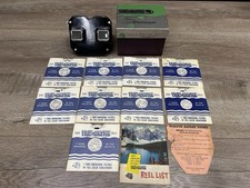 Original 1950s Vintage Sawyers View-Master 3D Viewer Stereoscope W/ 9 Discs