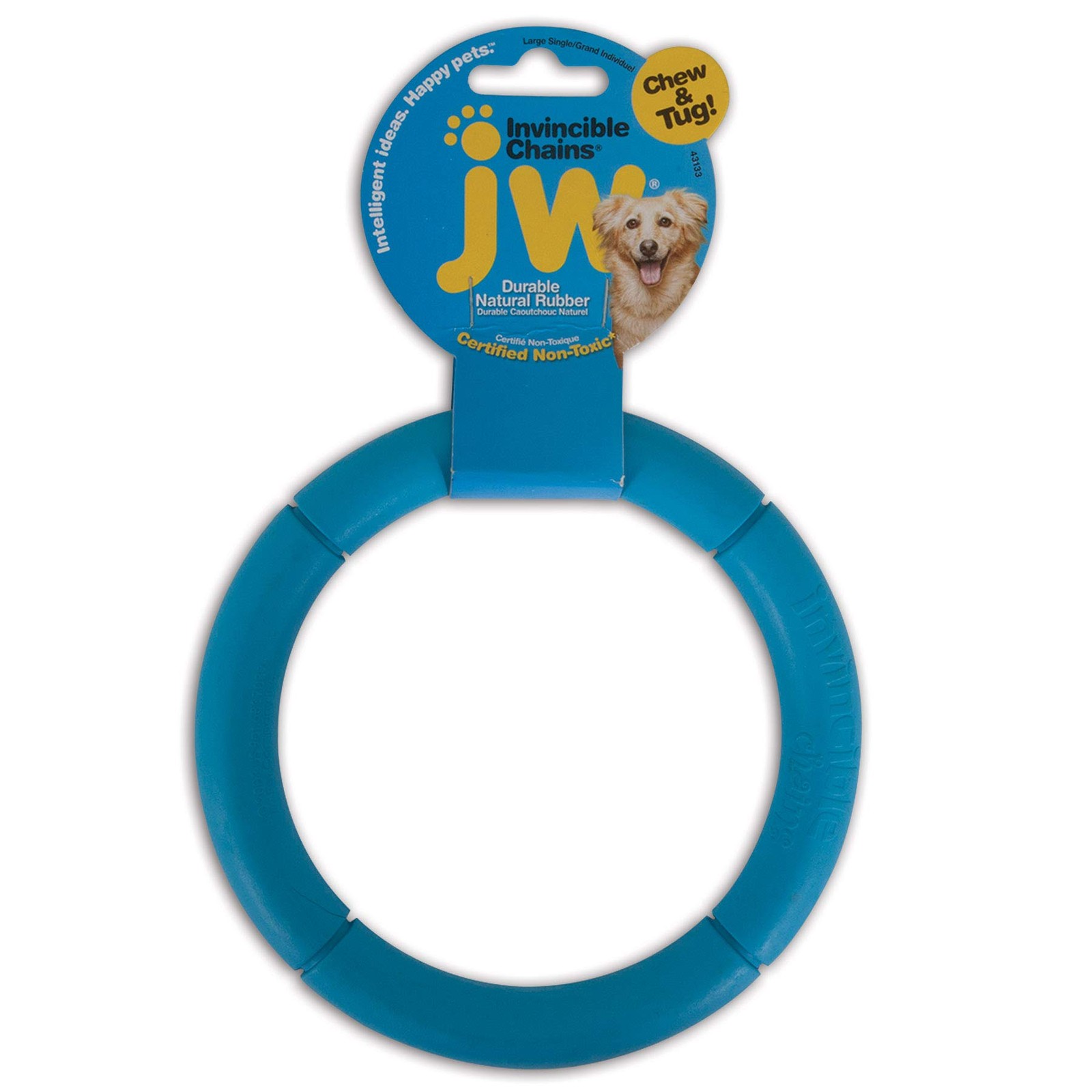 JW Pet Company Invincible Chains LS Single Dog Toy, Large, A