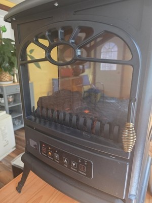 Magnavox 3-Element Infrared Heater, 5120 BTU, Overheat, Thermostat, Flame Effect