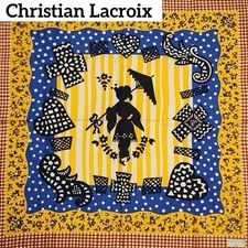 Christian Lacroix Scarf Yellow -USED-