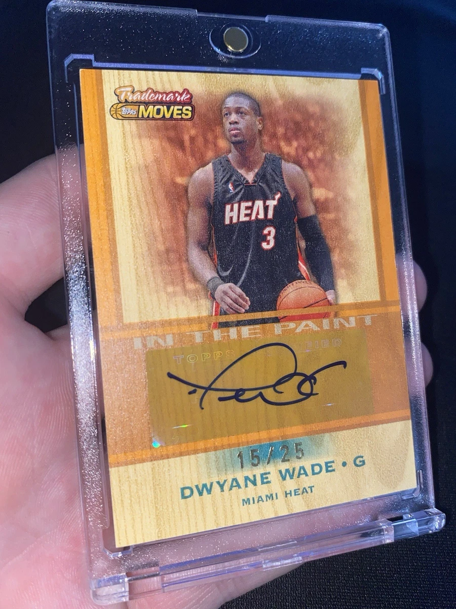 Dwyane Wade Basketball Autographed Sports Trading Cards