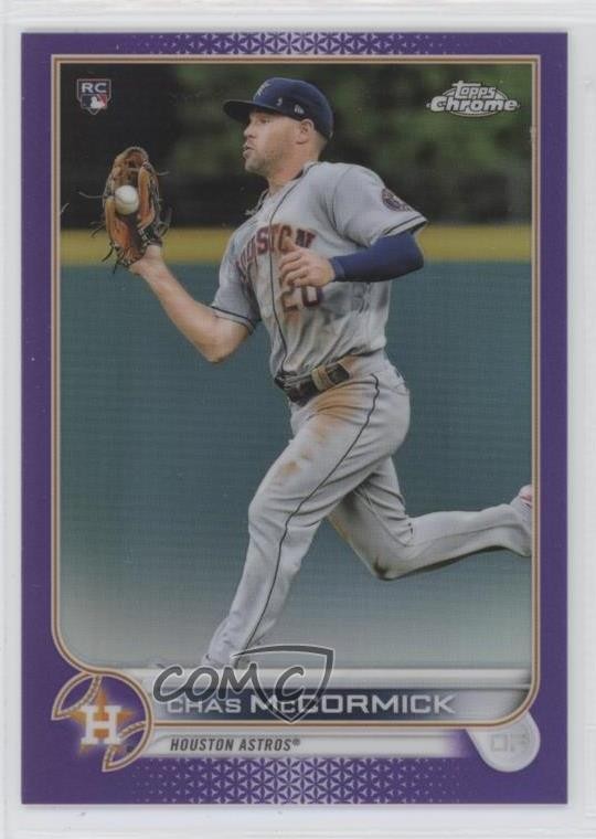 2022 Topps Chrome Purple Refractor 220/250 Chas McCormick #43 hn8