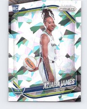 2025 Panini Prizm WNBA #141 Aziaha James Ice Prizms Dallas Wings