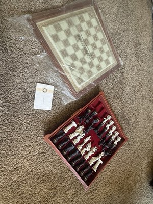 The Franklin Mint Contemporary Chess Set of the Gods incomplete