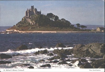 St. Michael's Mount Cornwall JOHN HINDE Original Postkarte UK Castle Island