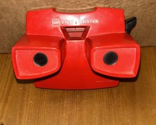 Vintage View Master Slide Reel Viewer, Red.      (Vi)
